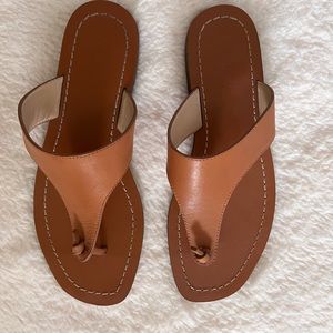 J Crew brown sandals size 7